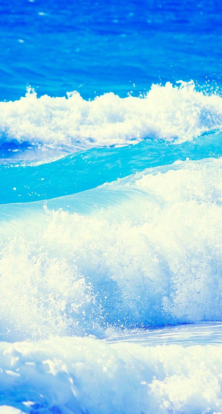 biru laut lanskap | wallpaper.sc iPhone6s
