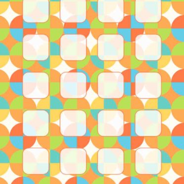 Pola rak berwarna-warni untuk anak perempuan iPhone6s / iPhone6 Wallpaper