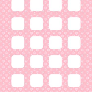 Pola bunga gadis merah muda dan wanita untuk rak iPhone6s / iPhone6 Wallpaper