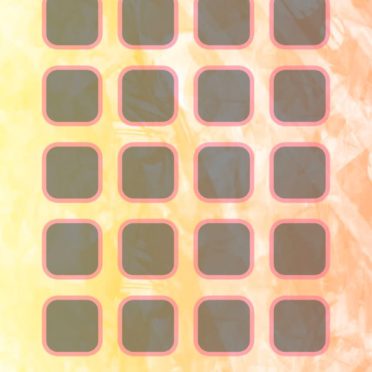 rak pola pastel kuning oranye iPhone6s / iPhone6 Wallpaper