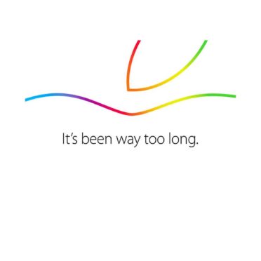 Apple event putih warna-warni iPhone6s / iPhone6 Wallpaper