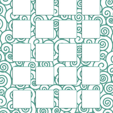 rak simple New Year spiral hijau iPhone6s / iPhone6 Wallpaper