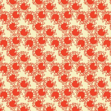 Pola bunga matahari perempuan-ramah merah iPhone6s / iPhone6 Wallpaper