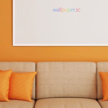 pedalamansofa oranye wallpaper.sc iPhone6s / iPhone6 Wallpaper