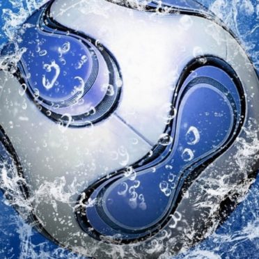 sepak bola biru keren iPhone6s / iPhone6 Wallpaper