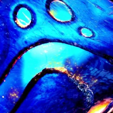 api biru dingin iPhone6s / iPhone6 Wallpaper