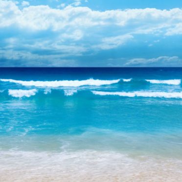 ﾠlanskap laut langit biru iPhone6s / iPhone6 Wallpaper