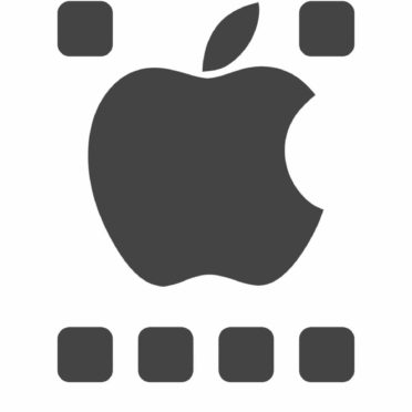 rak Logo Apple abu hitam dan putih iPhone6s / iPhone6 Wallpaper