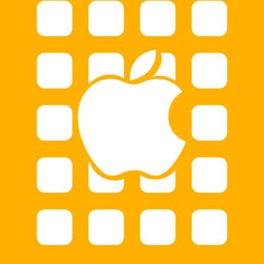 Logo Apple rak kuning iPhone6s / iPhone6 Wallpaper