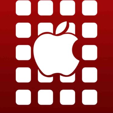 Logo Apple rak merah iPhone6s / iPhone6 Wallpaper