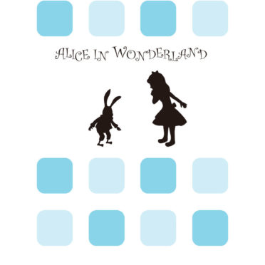 Alice rak biru untuk wanita iPhone6s / iPhone6 Wallpaper