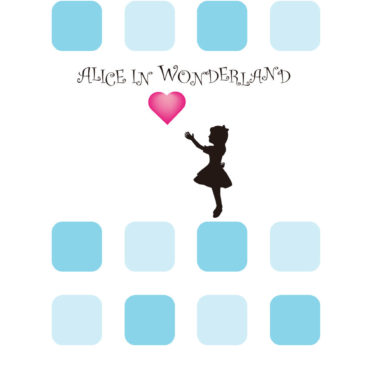 Biru rak Alice Perempuan untuk Jantung Persik iPhone6s / iPhone6 Wallpaper