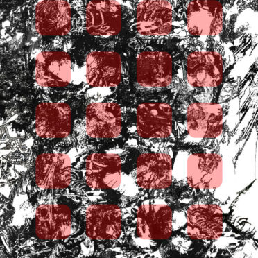 Hitam-putih ilustrasi rak merah iPhone6s / iPhone6 Wallpaper