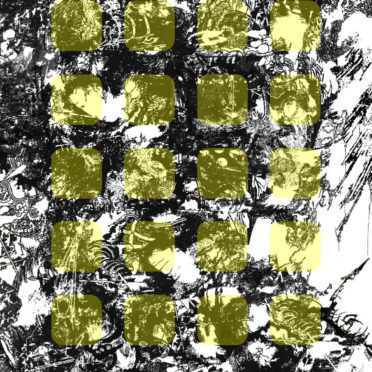 Hitam-putih ilustrasi rak kuning iPhone6s / iPhone6 Wallpaper