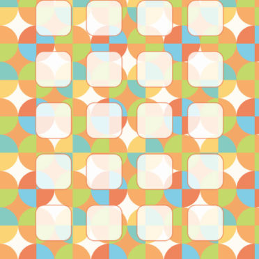 Pola rak berwarna-warni untuk anak perempuan iPhone6s / iPhone6 Wallpaper