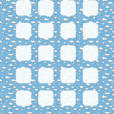 Pola ilustrasi rak air biru iPhone6s / iPhone6 Wallpaper