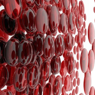 Pola lingkaran merah Keren 3D iPhone6s / iPhone6 Wallpaper