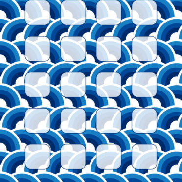 Pola rak biru iPhone6s / iPhone6 Wallpaper