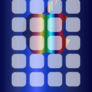 rak apple keren perak biru iPhone6s / iPhone6 Wallpaper