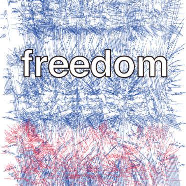 Ilustrasi kebebasan keren biru iPhone6s / iPhone6 Wallpaper