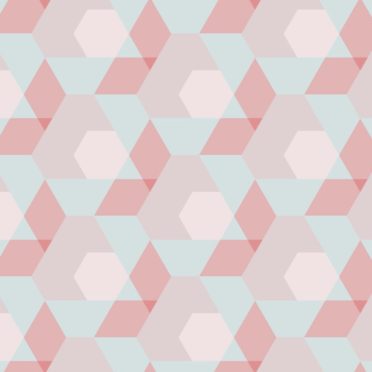 pola geometris merah biru iPhone6s / iPhone6 Wallpaper