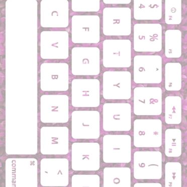 Keyboard daun momo putih iPhone6s / iPhone6 Wallpaper