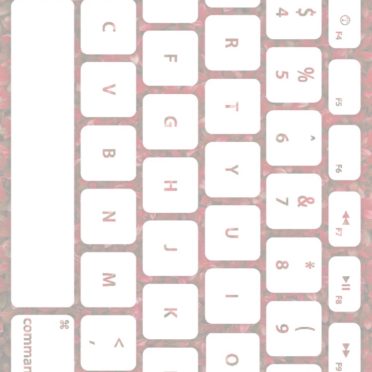 Keyboard daun Merah Putih iPhone6s / iPhone6 Wallpaper