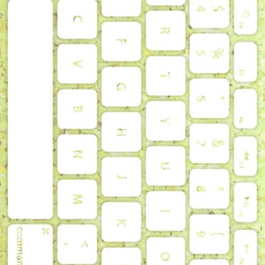 Keyboard Kuning-hijau putih iPhone6s / iPhone6 Wallpaper