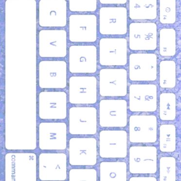 Keyboard Biru pucat Putih iPhone6s / iPhone6 Wallpaper