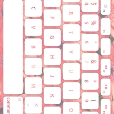 Keyboard bunga Merah Putih iPhone6s / iPhone6 Wallpaper