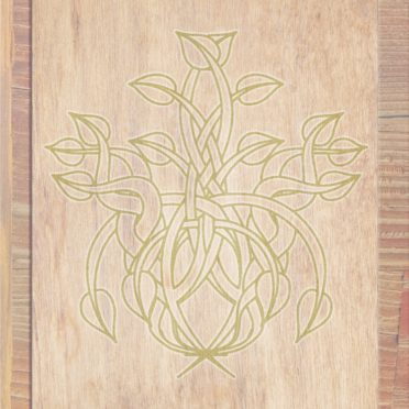 daun biji-bijian kayu Brown kuning hijau iPhone6s / iPhone6 Wallpaper