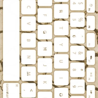 Keyboard tanah putih kekuningan iPhone6s / iPhone6 Wallpaper
