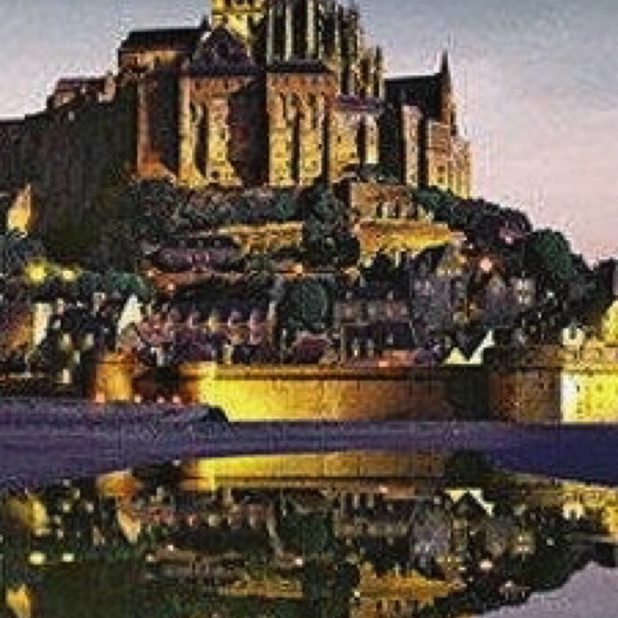 Warisan dunia Mont-St-Michel iPhone6s Plus / iPhone6 Plus Wallpaper