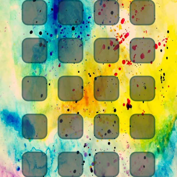 Rak berwarna-warni pola Keren iPhone6s Plus / iPhone6 Plus Wallpaper