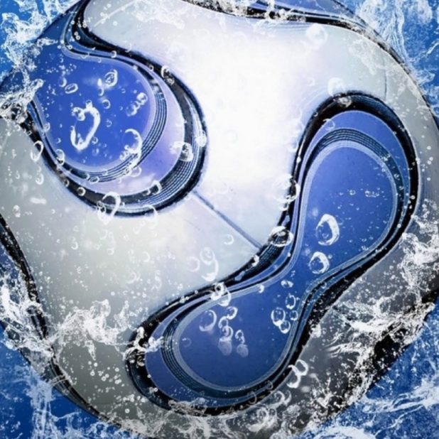 sepak bola biru keren iPhone6s Plus / iPhone6 Plus Wallpaper