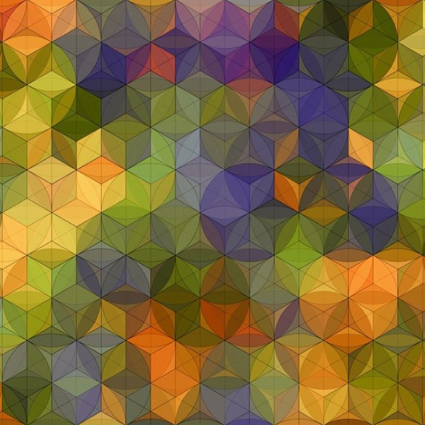 Pola kuning hijau iPhone6s Plus / iPhone6 Plus Wallpaper
