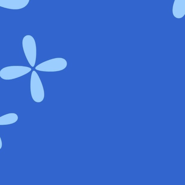 Ilustrasi bunga biru iPhone6s Plus / iPhone6 Plus Wallpaper