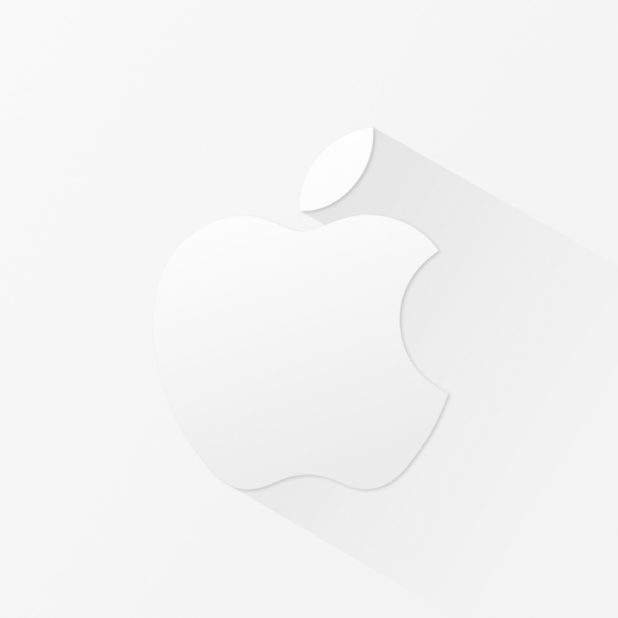 Ilustrasi Logo Apple Iphone Putih Wallpaper Sc Iphone6splus