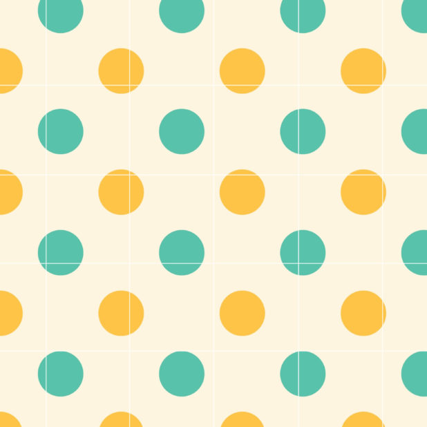 Polka dot perbatasan rak oranye hijau iPhone6s Plus / iPhone6 Plus Wallpaper