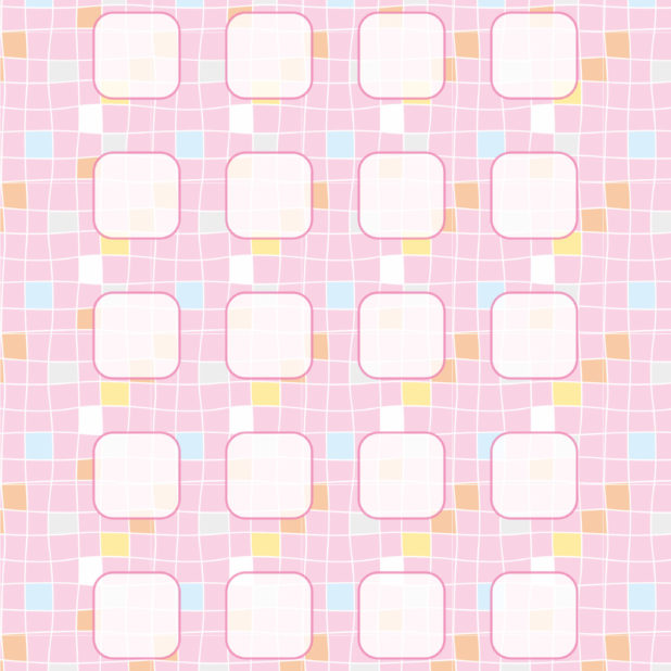 Moyo merah muda blok rak untuk wanita iPhone6s Plus / iPhone6 Plus Wallpaper