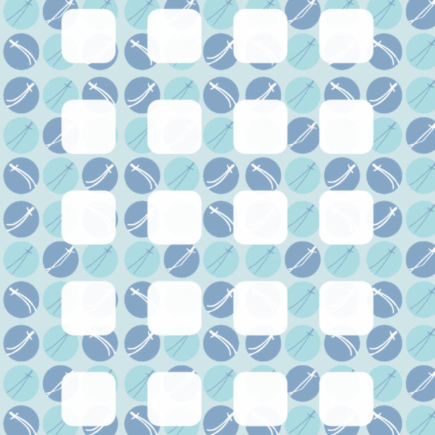 Ilustrasi pola air rak biru iPhone6s Plus / iPhone6 Plus Wallpaper