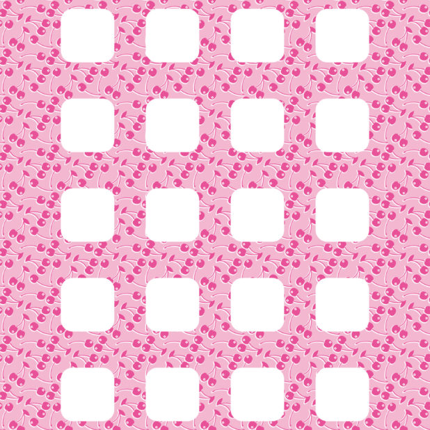 Pola ceri rak merah muda untuk anak perempuan iPhone6s Plus / iPhone6 Plus Wallpaper
