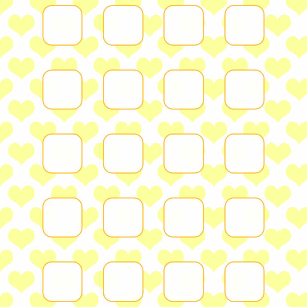 Pola jantung rak kuning untuk wanita iPhone6s Plus / iPhone6 Plus Wallpaper