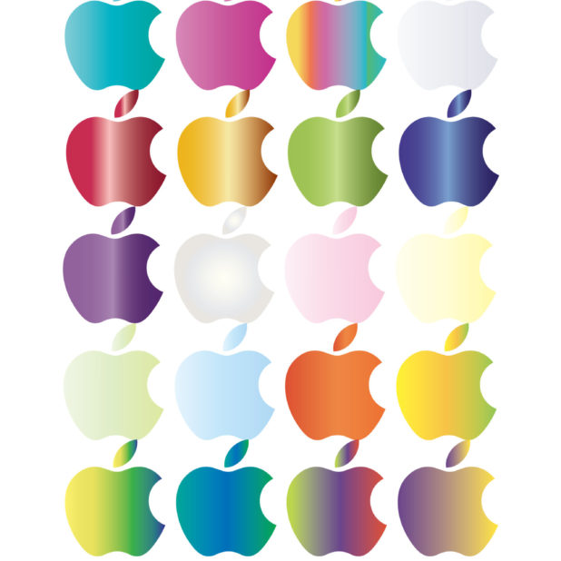 Keren rak apel berwarna-warni iPhone6s Plus / iPhone6 Plus Wallpaper