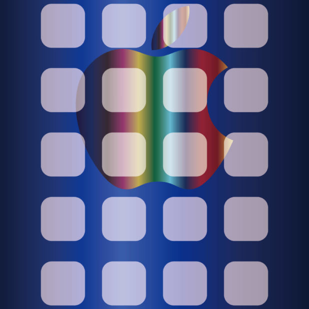 Keren rak apel perak biru iPhone6s Plus / iPhone6 Plus Wallpaper