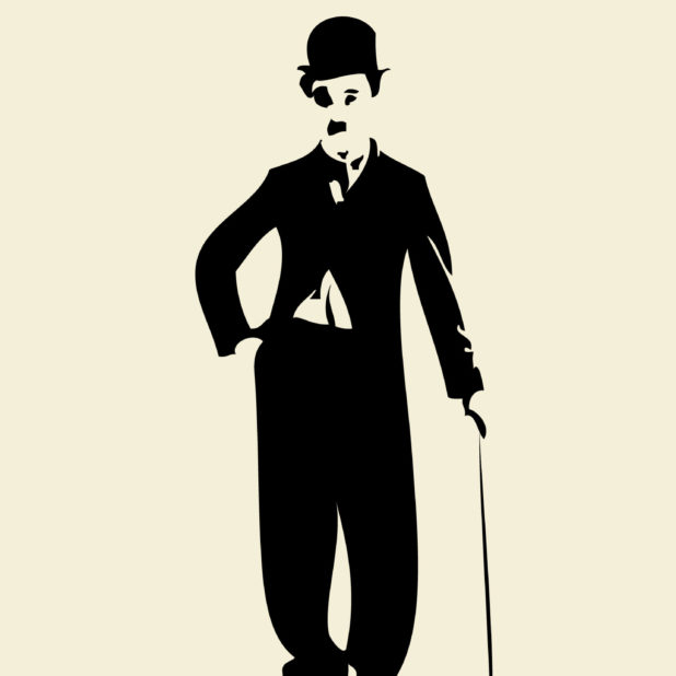 Ilustrasi Chaplin kuning iPhone6s Plus / iPhone6 Plus Wallpaper