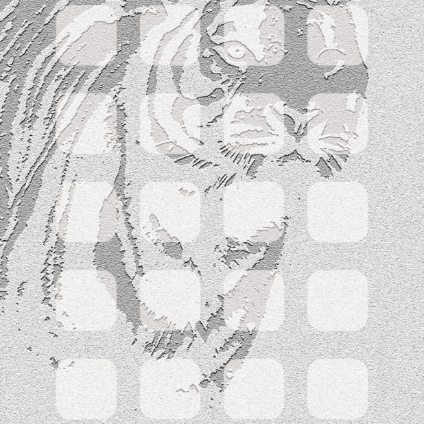 Ilustrasi Tiger rak abu-abu iPhone6s Plus / iPhone6 Plus Wallpaper