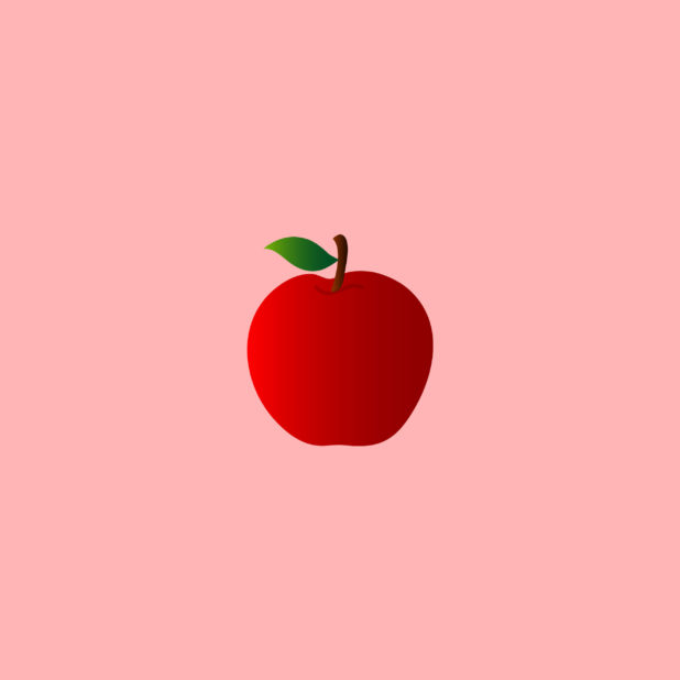Apel ilustrasi merah merah muda iPhone6s Plus / iPhone6 Plus Wallpaper