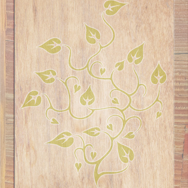 daun biji-bijian kayu Brown kuning hijau iPhone6s Plus / iPhone6 Plus Wallpaper