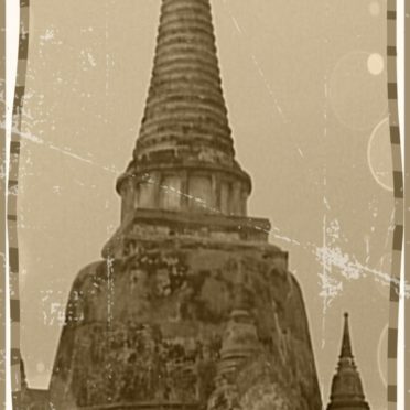 Reruntuhan Thailand iPhone7 Wallpaper